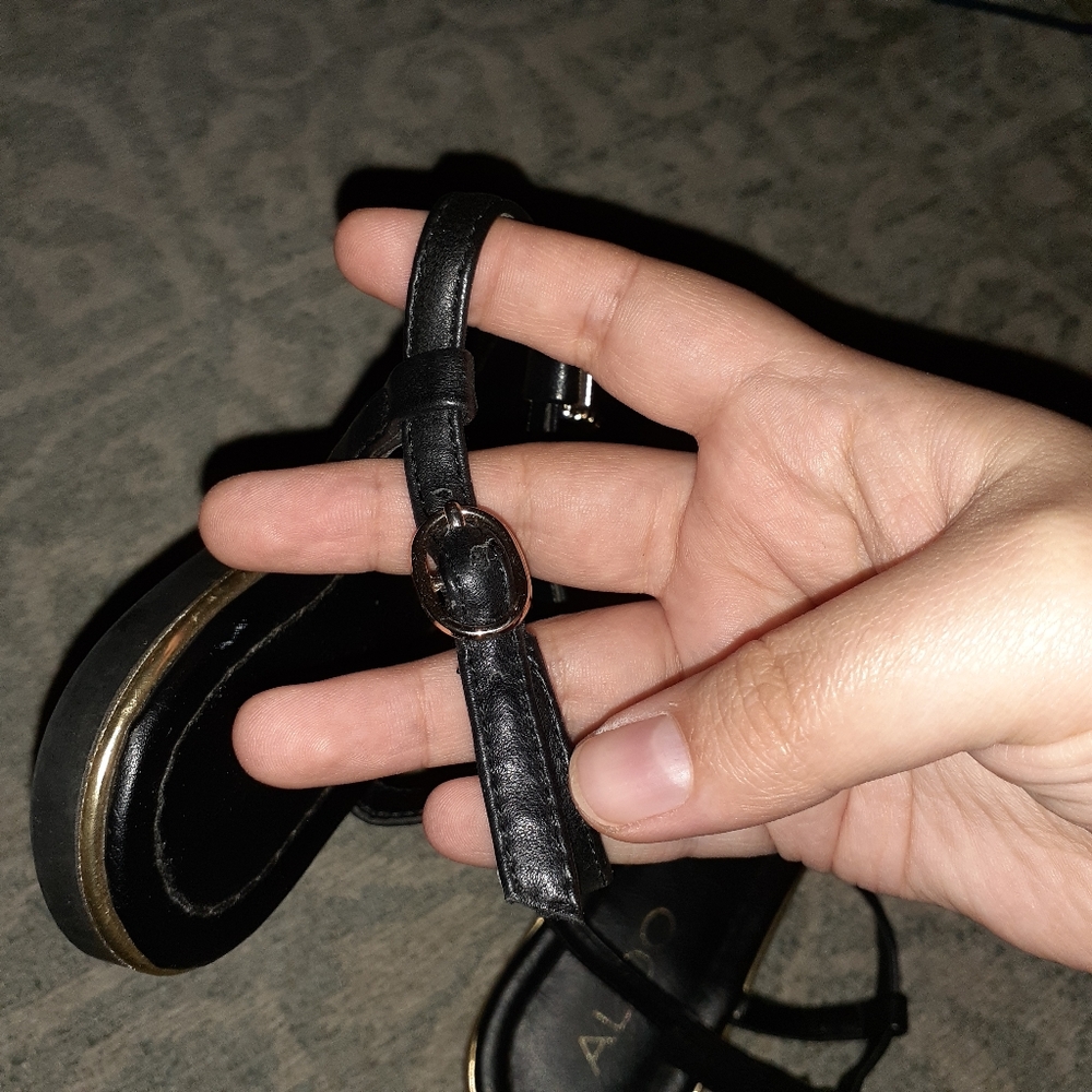 Aldo | Leather Sandals - Picture 7 of 8